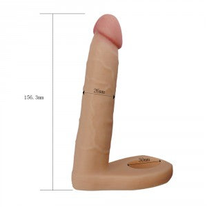Double gode Cockring - 14 x 2.8 cm